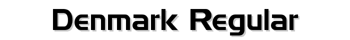 Denmark Regular font